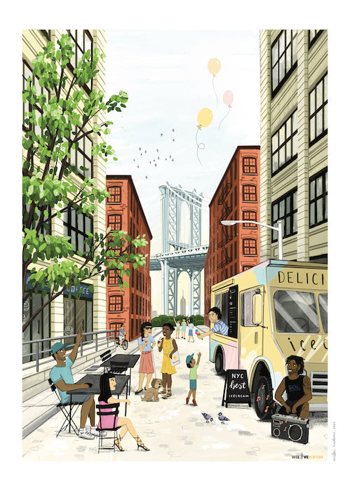 Affiche Eté à New York - Shop We Love