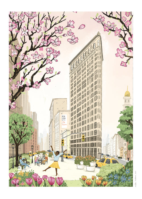 Affiche New York printemps