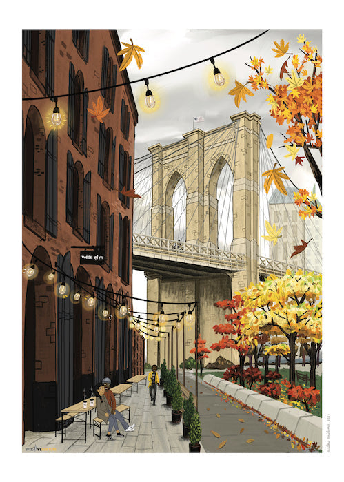 Affiche Automne à New York - Shop We Love