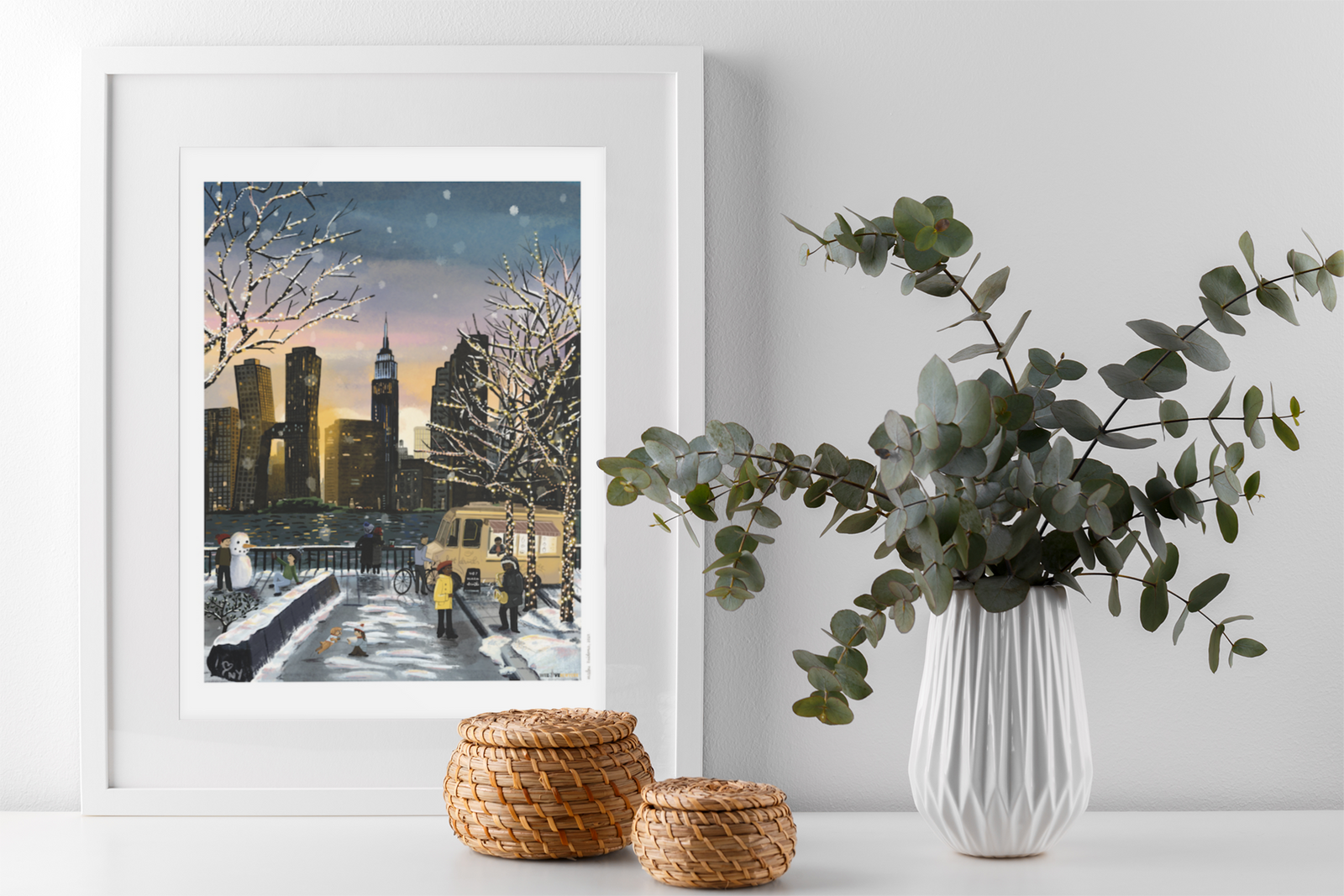 Affiche hiver à New York - Shop We Love